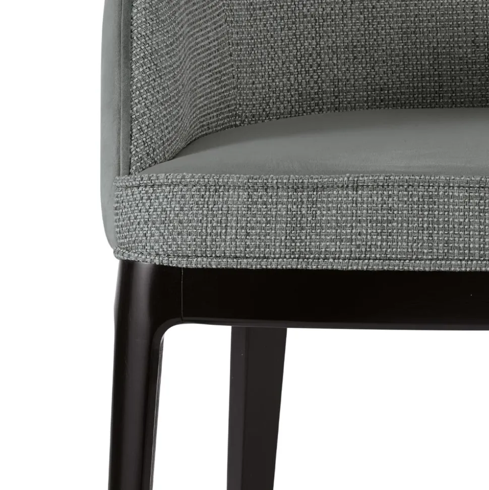 Poltroncina da Soggiorno in Diversi Tessuti e Legno Massello Made in Italy - Evy