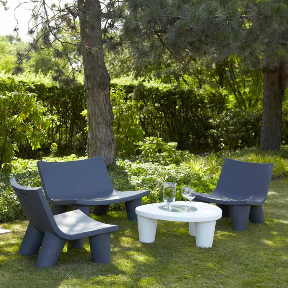 Poltroncina esterno / interno Slide Low Lita colorata made in Italy