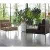 Poltroncina in Metallo e Seduta in Ecopelle Made in Italy - Menta