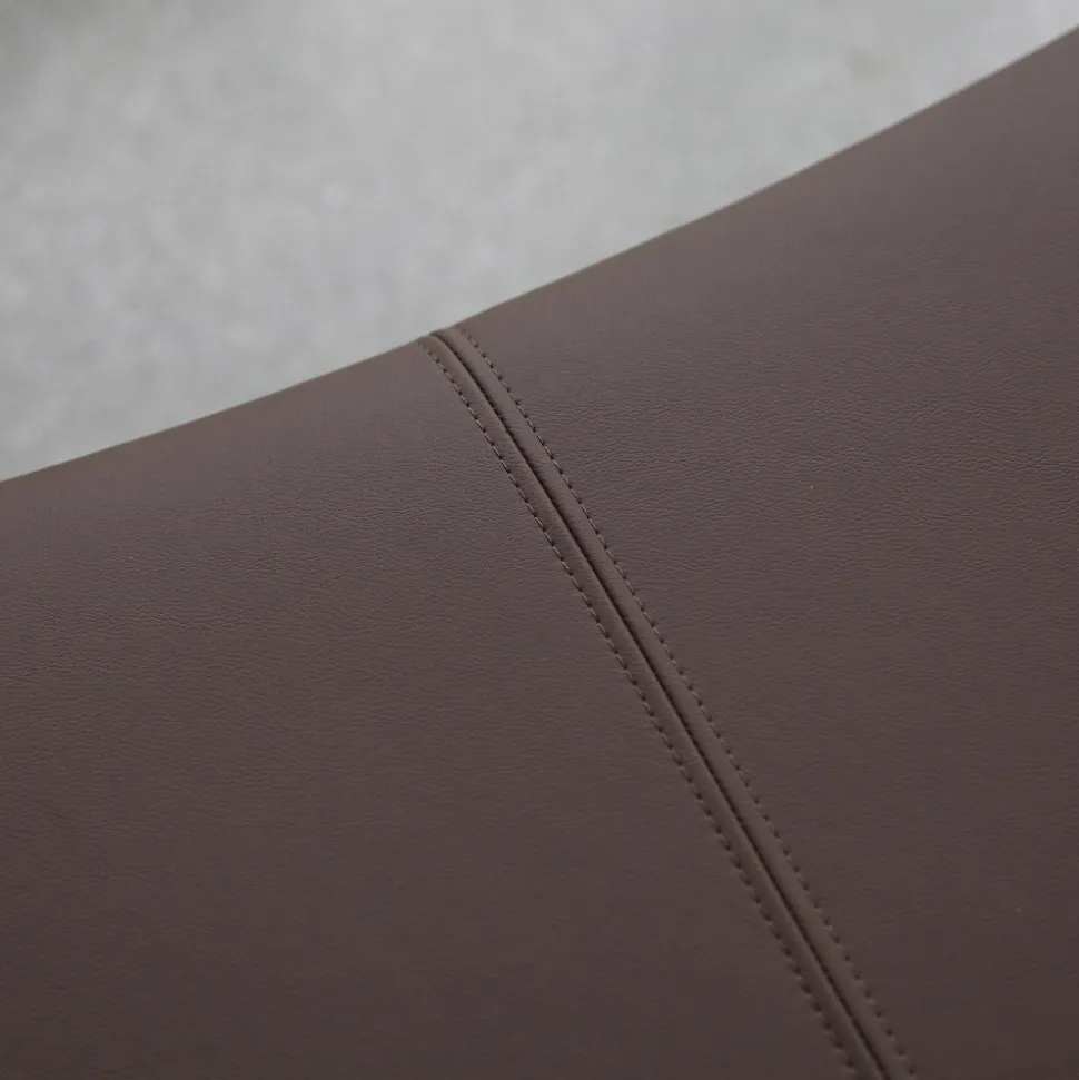 Poltroncina in Metallo e Seduta in Ecopelle Made in Italy - Menta