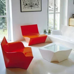 Poltroncina lounge design moderno Slide Kami Ichi fatta in Italia