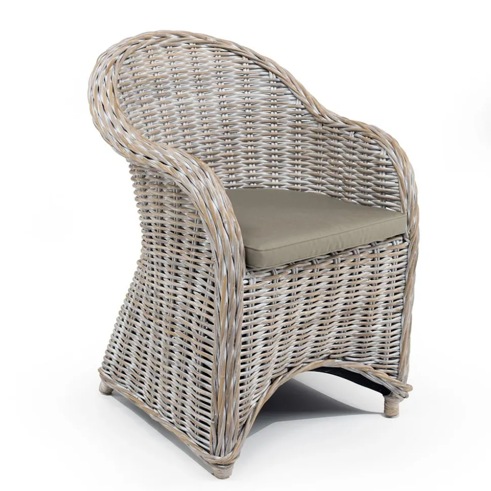 Poltroncina Outdoor in Kubù con Cuscino Seduta – Nazgul