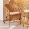 Poltroncina Outdoor in Midollino con Cuscino Seduta – Nathaniel