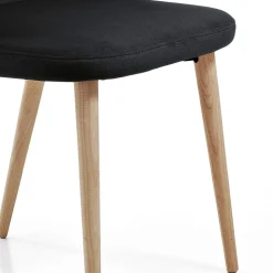 Poltroncina Sala da Pranzo di Design in Tessuto Colorato e Frassino - Duchessa