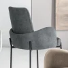 4 Poltroncine in Tessuto Colorato e Struttura in Metallo Verniciato - Lamberta