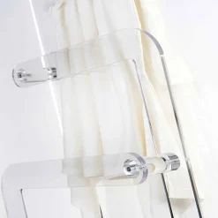 Porta asciugamani da bagno, in plexiglass PMMA Zanica
