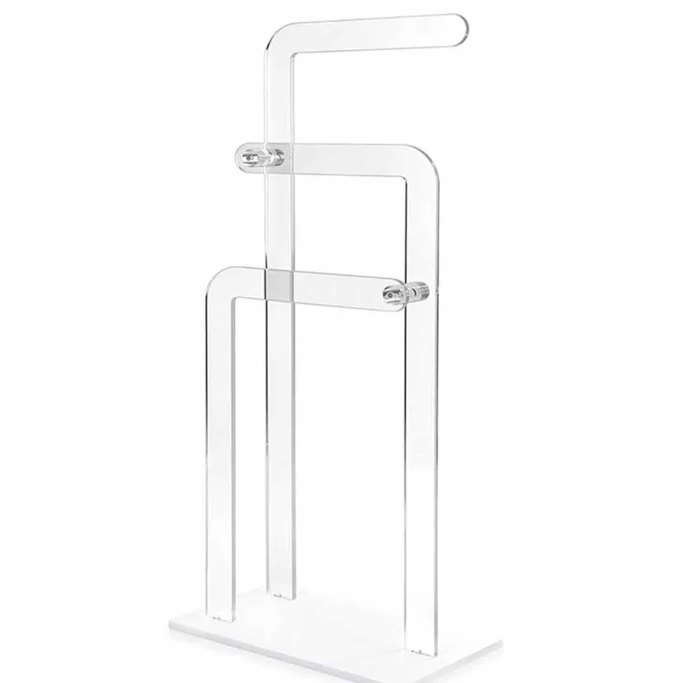 Porta asciugamani da bagno, in plexiglass PMMA Zanica