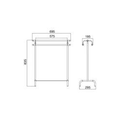 Porta asciugamani da Terra in Ottone Stile Vintage Made in Italy – Umaima