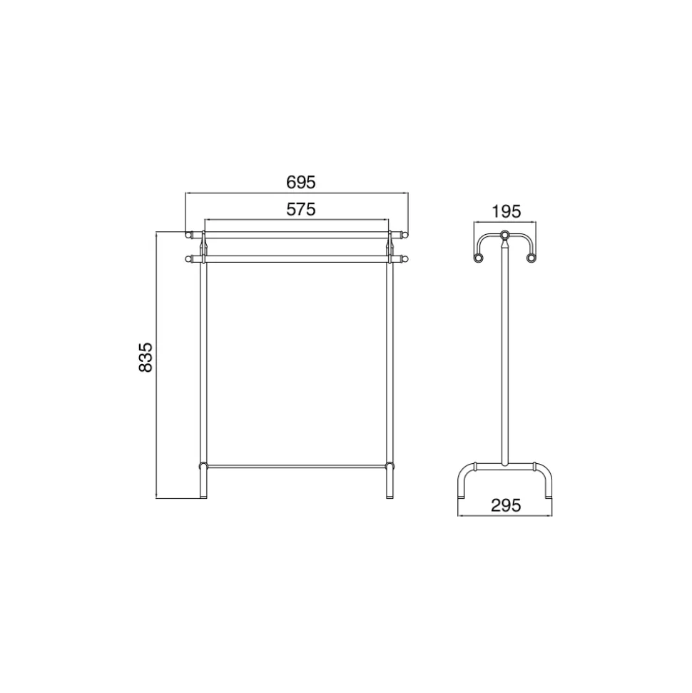 Porta asciugamani da Terra in Ottone Stile Vintage Made in Italy – Umaima