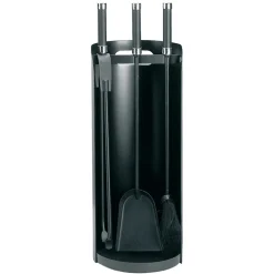 Porta Attrezzi con 3 Utensili per il Camino in Metallo Made in Italy - Bazar