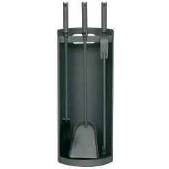 Porta Attrezzi con 3 Utensili per il Camino in Metallo Made in Italy - Bazar