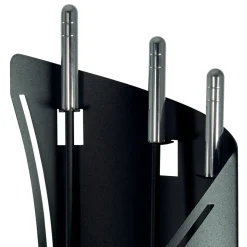 Porta Attrezzi Fisso con 3 Utensili per il Camino Made in Italy - Turbante