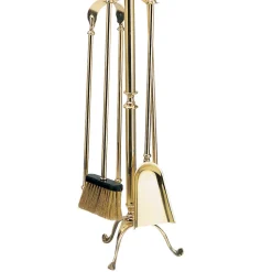 Porta Attrezzi in Ottone con 4 Accessori Made in Italy - Ippopotamo
