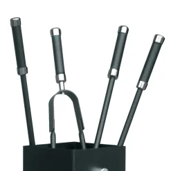 Porta Attrezzi Quadrato in Metallo e 4 Accessori Made in Italy - Iena