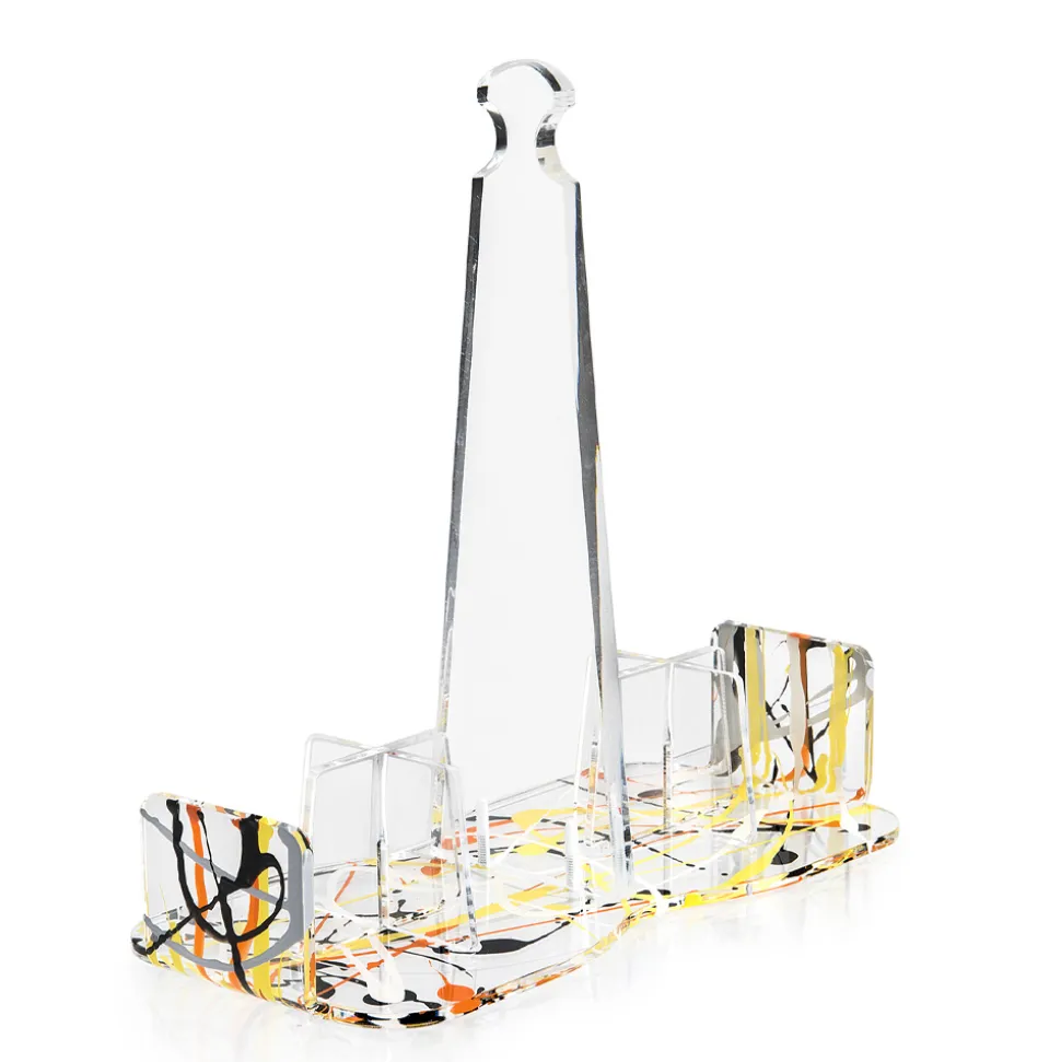 Portabicchieri in Plexiglass Multicolor Made in Italy Elegante - Multibic