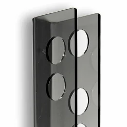 Porta bottiglie da parete fumé Baby Big L6xH100xP11cm, design moderno