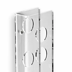 Porta bottiglie da parete trasparente Baby Big L6xH100xP11cm