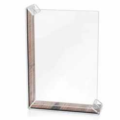 2 Portafoto Multiplo da Tavolo in Plexiglass Colorato o con Legno - Menelao
