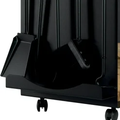 Portalegna con Porta Attrezzi con 4 Accessori Intergrati Made in Italy - Gufo