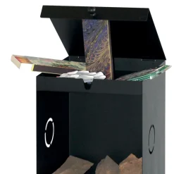Portalegna con 2 Vani Contenitori e Ripiano Superiore Made in Italy - Colibri
