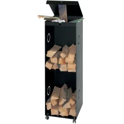 Portalegna con 2 Vani Contenitori e Ripiano Superiore Made in Italy - Colibri