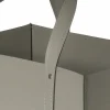 Portalegna di design in cuoio e multistrato Maneghe