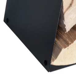 Portalegna Moderno da Terra in Acciaio Verniciato Made in Italy - Demetra