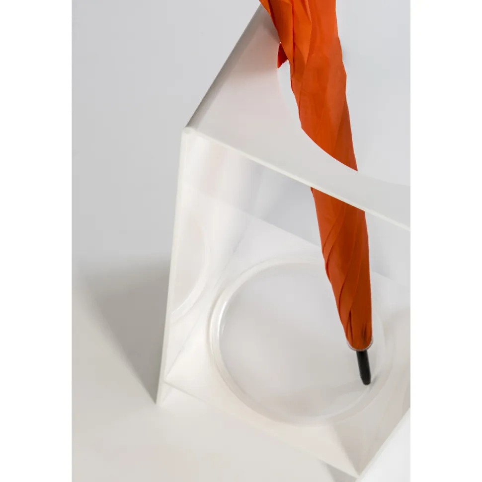 Portaombrelli da Ingresso in Plexiglass Bianco o Trasparente - Ombelico