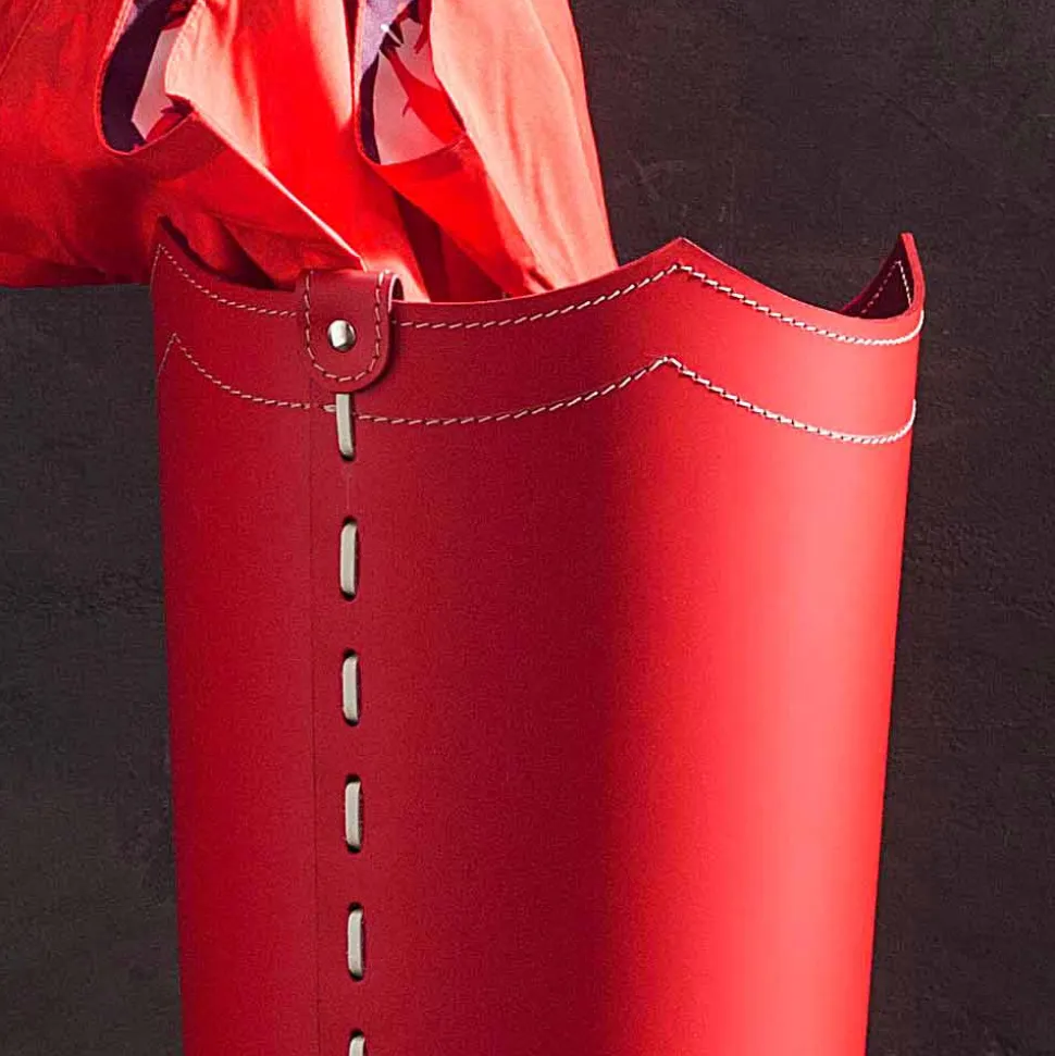 Portaombrelli di design in cuoio per casa o ufficio Umbrella