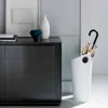 Portaombrelli in cuoi rigenerato di design fatto a mano Pluvia