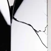 Portaombrelli Plexiglass Nero con Incisioni e Decori 3D, Design Moderno - Farfo