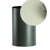 Porta Pellet Cilindrico con Coperchio in Diverse Finiture Made in Italy - Fenicottero