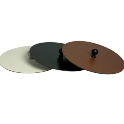 Porta Pellet Cilindrico con Coperchio in Diverse Finiture Made in Italy - Fenicottero