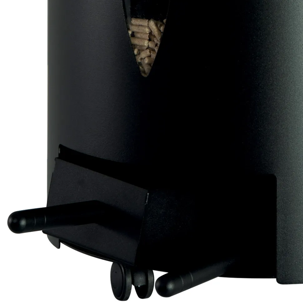 Porta Pellet con Coperchio, Scopetta e Paletta Made in Italy - Cacatua