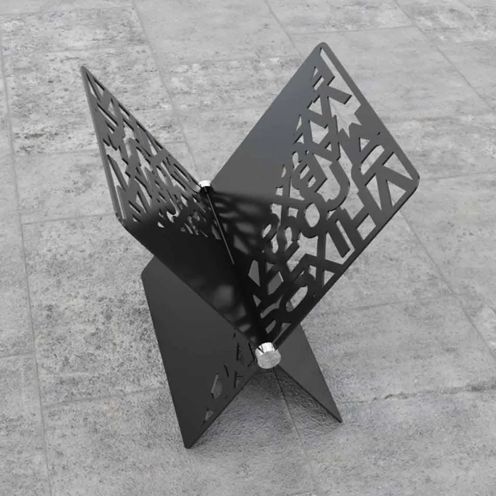 Porta riviste di design Rotokalko by Mabele, realizzato artigianalmente in Italia