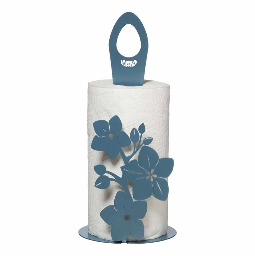 Portarotolo da Cucina a Fiori di Design Moderno in Ferro Made in Italy – Marken