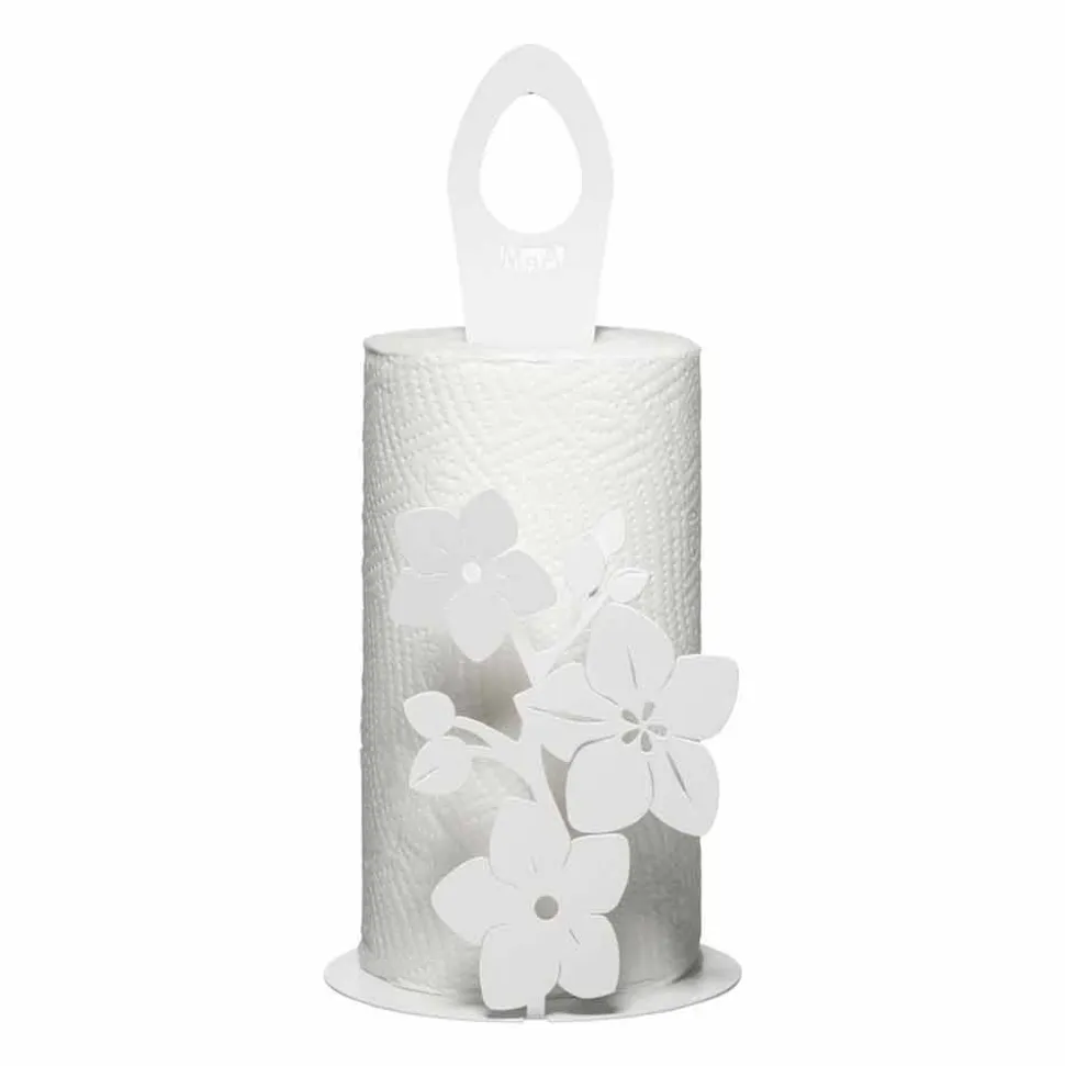 Portarotolo da Cucina a Fiori di Design Moderno in Ferro Made in Italy – Marken