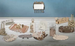 Portarotolo da Cucina Moderno Fatto a Mano in Ferro, Made in Italy – Leida