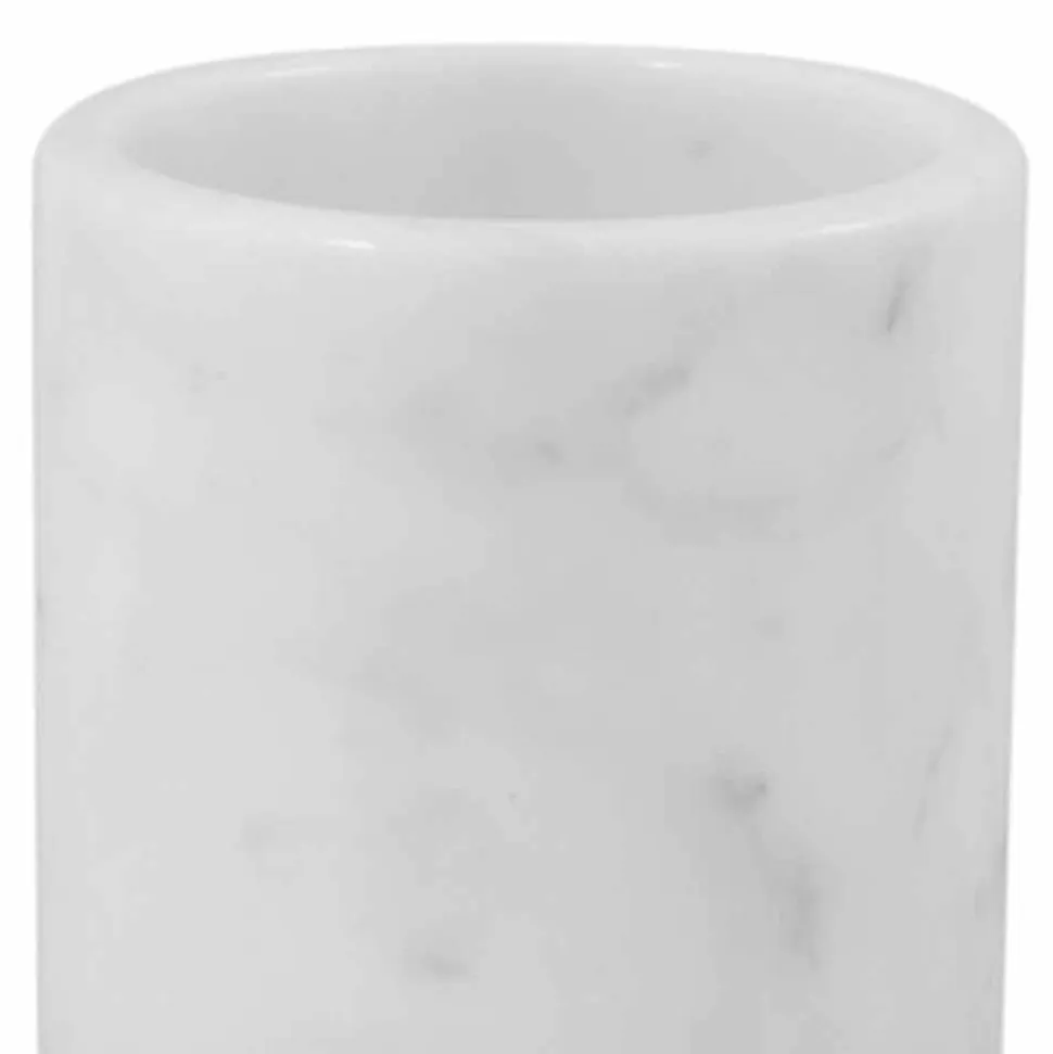 Porta Utensili da Cucina in Marmo Bianco Grigio o Nero Made in Italy - Tulvio