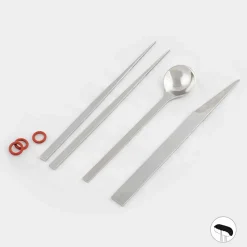 Posate in Acciaio Inox con Bacchette Design di Lusso Italiano - Carronde