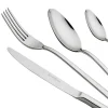 Posate in Acciaio Inox Lucido Manico Vuoto Design Moderno 24 Pz - Codetta
