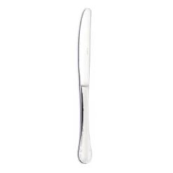 Posate in Acciaio Inox Lucido Manico Arrotondato Decorato 24 Pz - Mekano