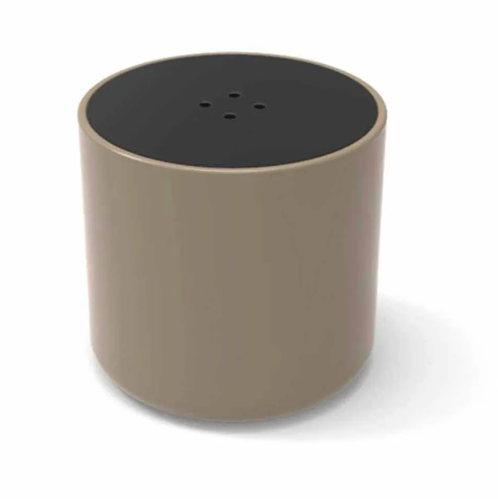 Pouf Contenitore/Tavolino Design Button Made in Italy