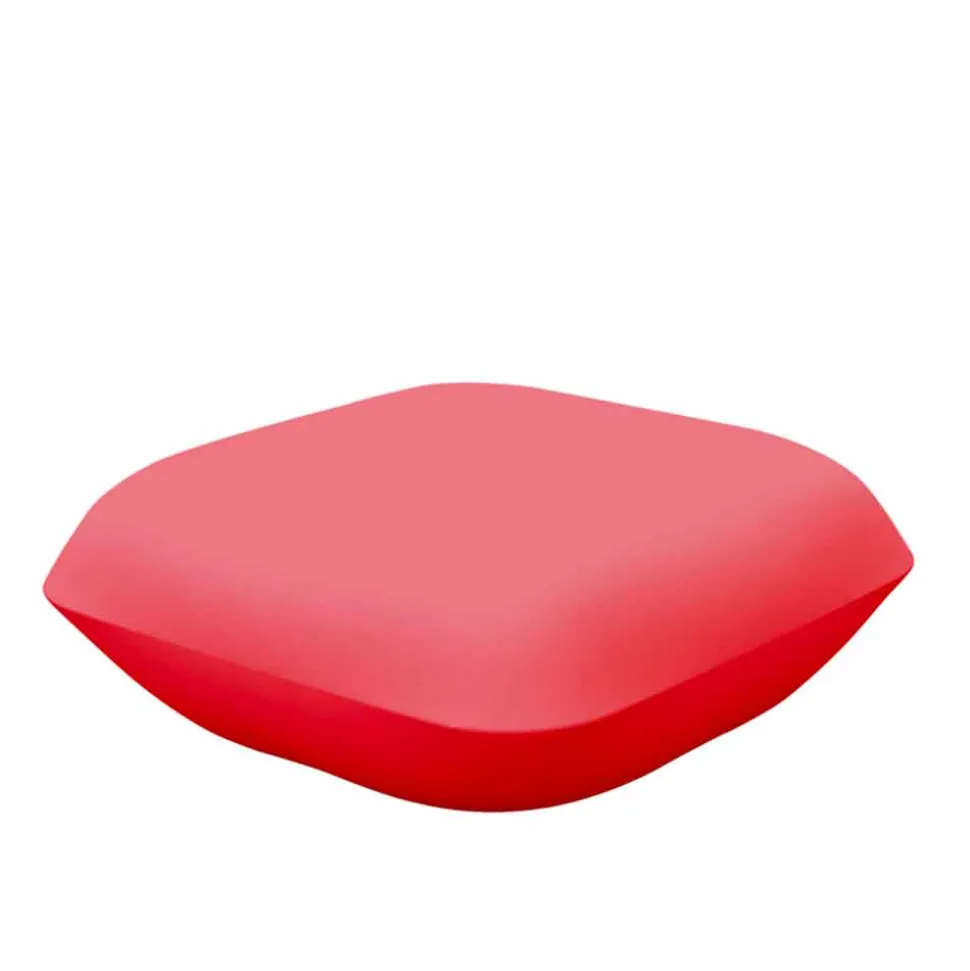 Pouf da esterno di design Pillow by Vondom in polietilene. 67x67 cm