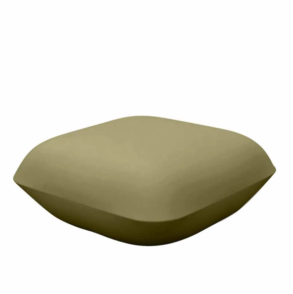 Pouf da esterno di design Pillow by Vondom in polietilene. 67x67 cm