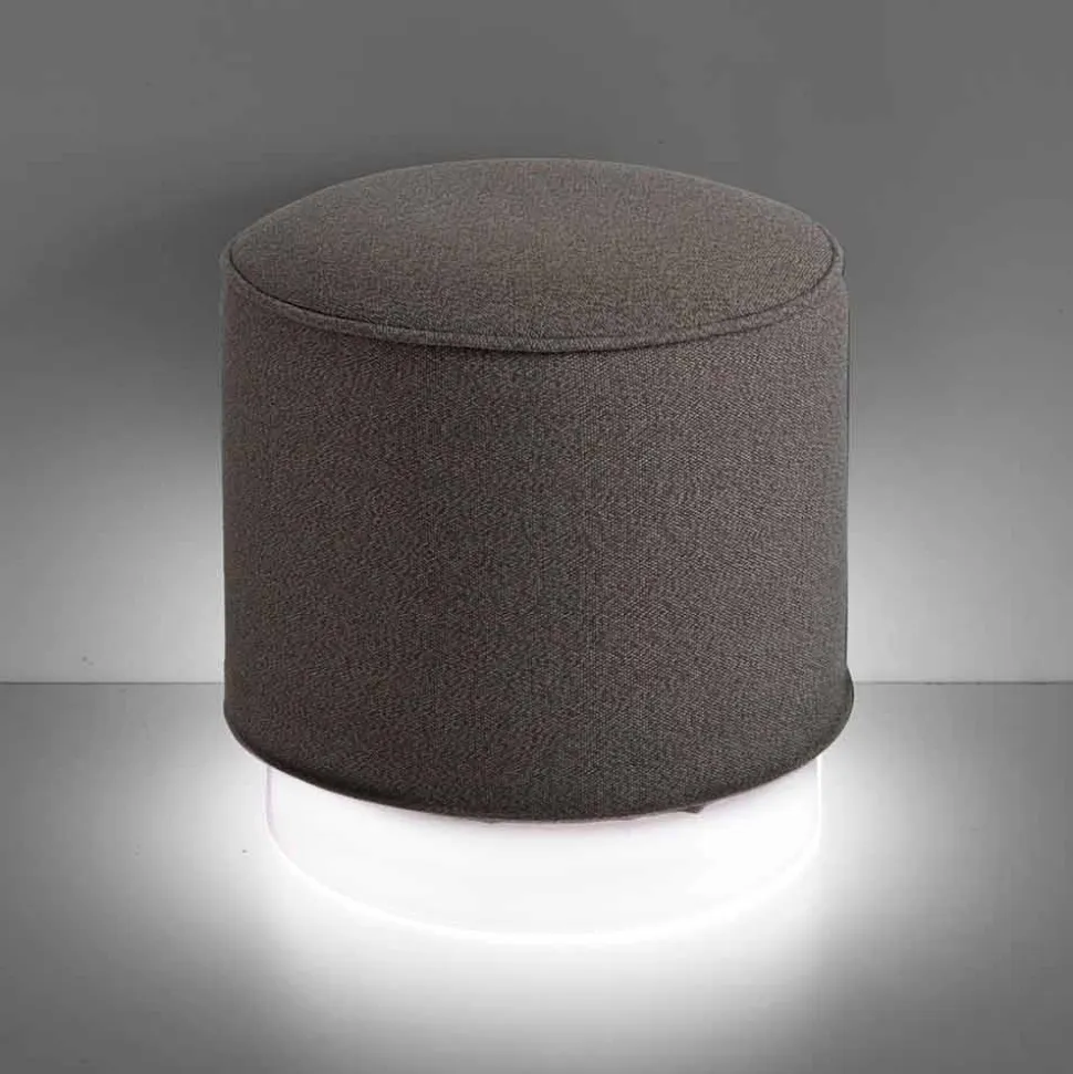 Pouf da Esterno, in Polietilene e Tessuto o Pelle - Mara Slide