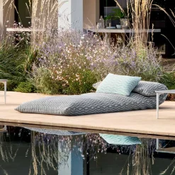 Pouf Daybed Singolo da Esterno di Design, Alta Qualità Made in Italy - Emanuela