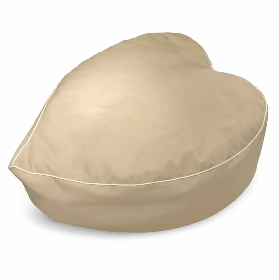 Pouf di design in ecopelle nautica per interni ed esterni Potus