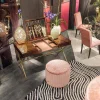 Pouf di design in tessuto Belle 1