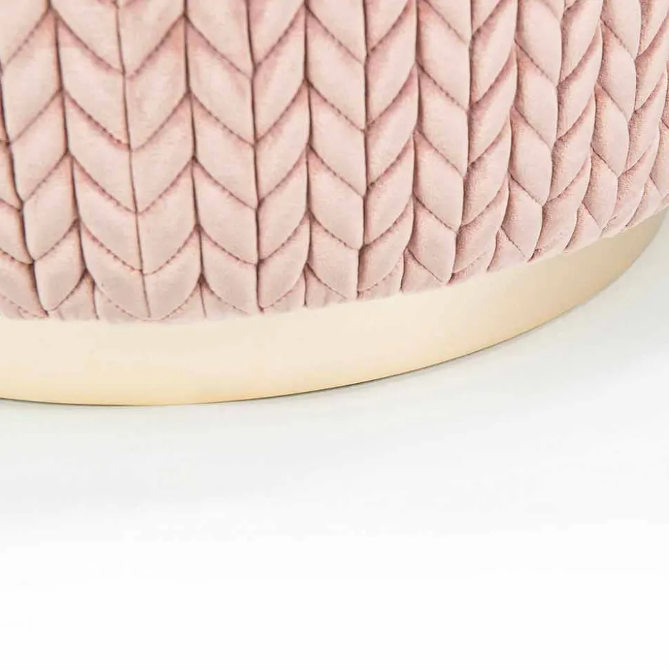 Pouf di design in tessuto Belle 1